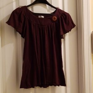 Chocolate Brown Babydoll top